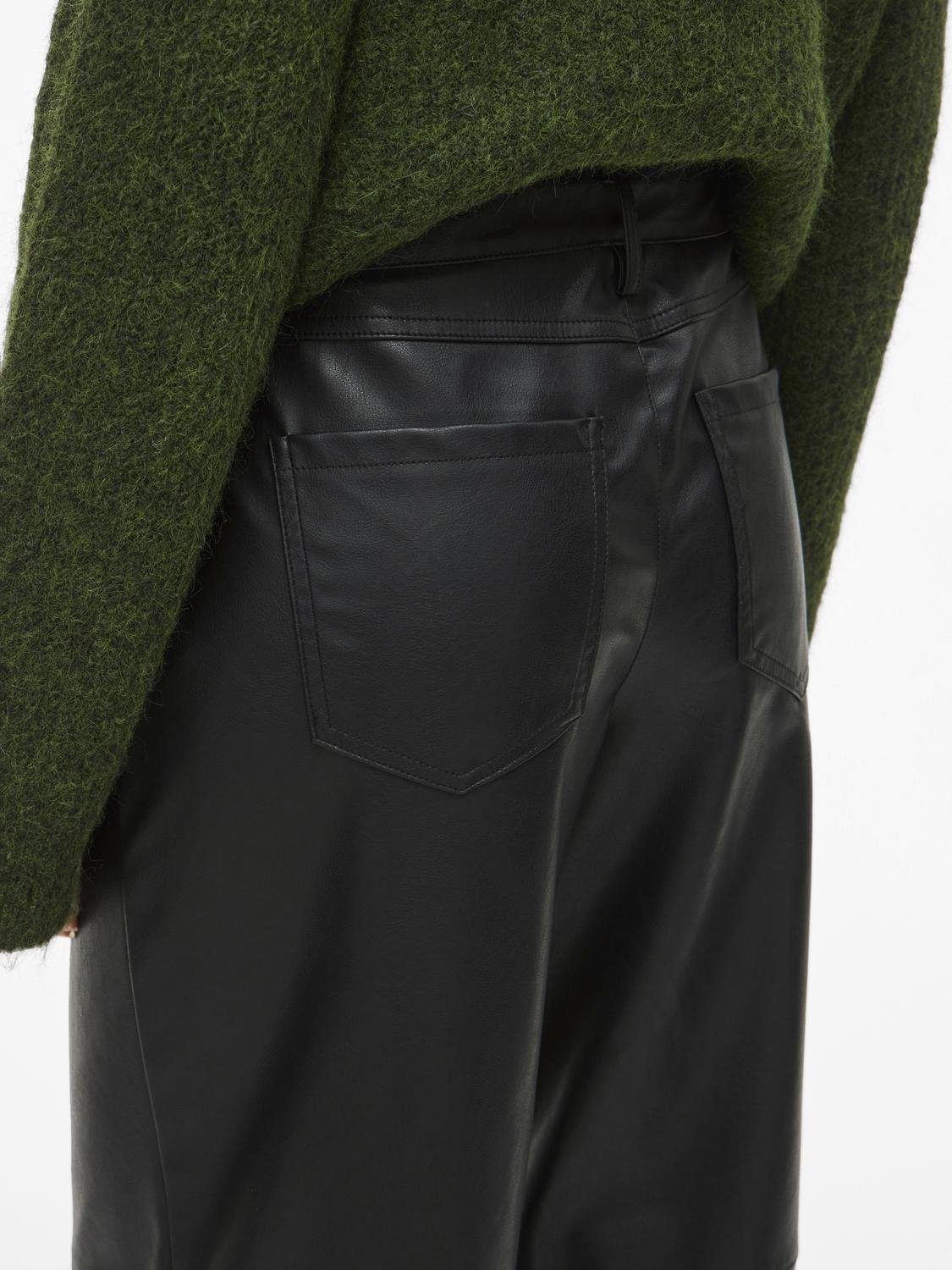 VIANNIE Trousers - Black Beauty - VERO MODA & VILA Bergvik